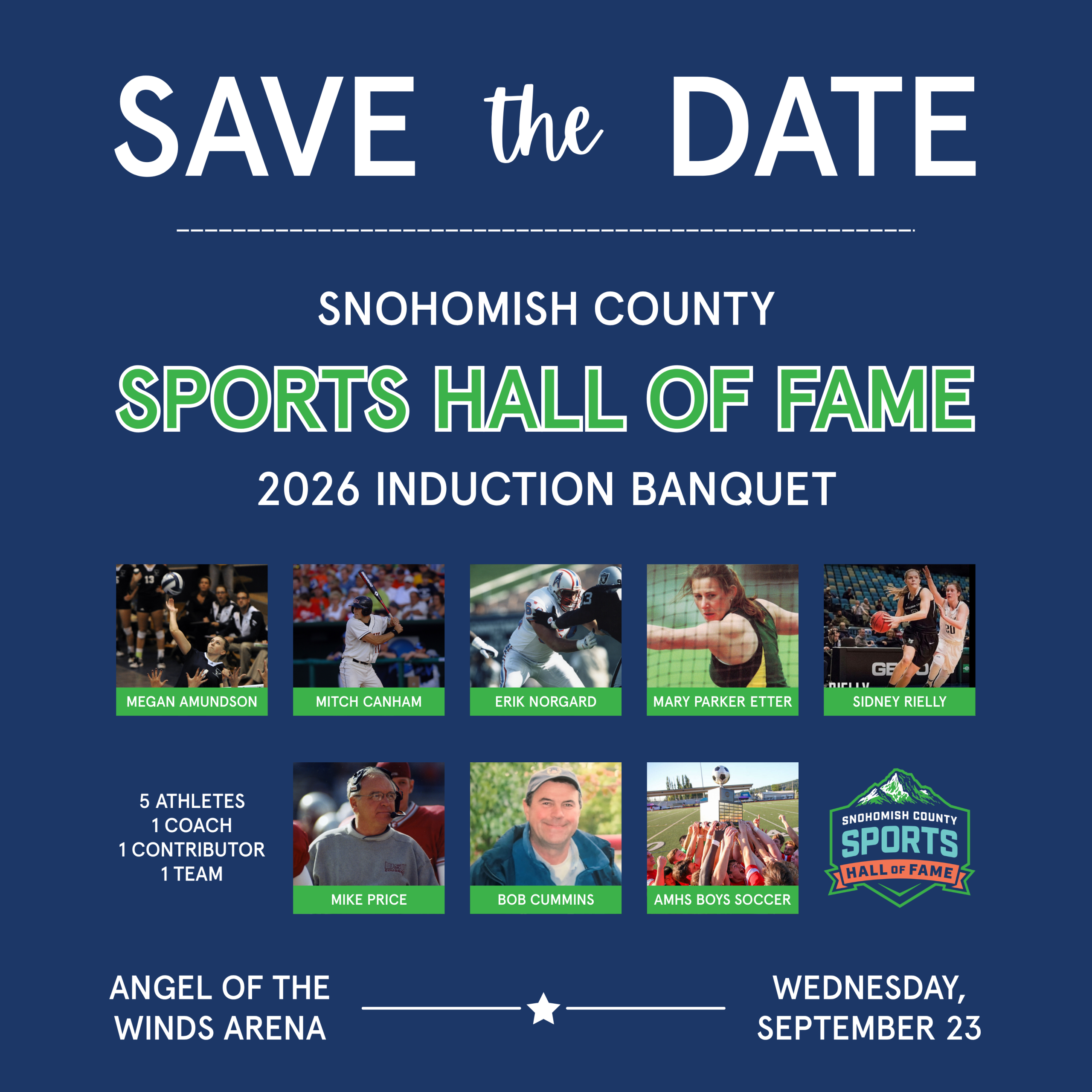 2026 SC Sports Hall of Fame Banquet Save The Date